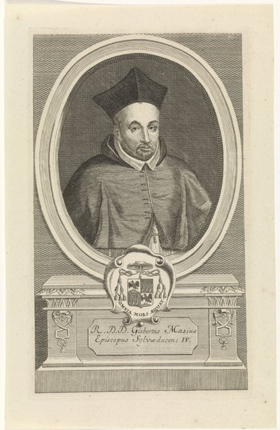 Engraved Portrait of Ghisbertus Masius, 4th Bishop of 